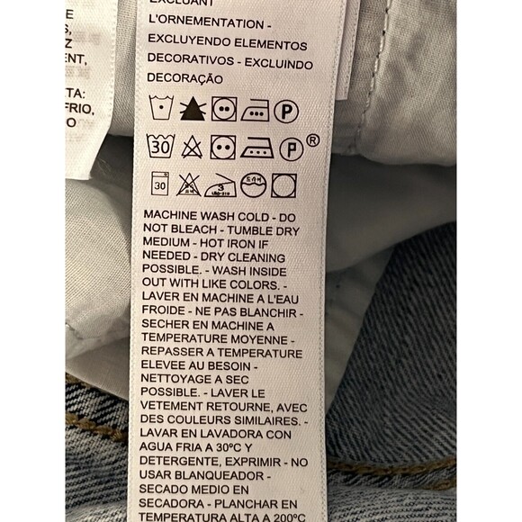 Levis Low Pro Straight Leg Jeans Size 26 Medium Wash Casual Everyday Denim - Picture 12 of 13